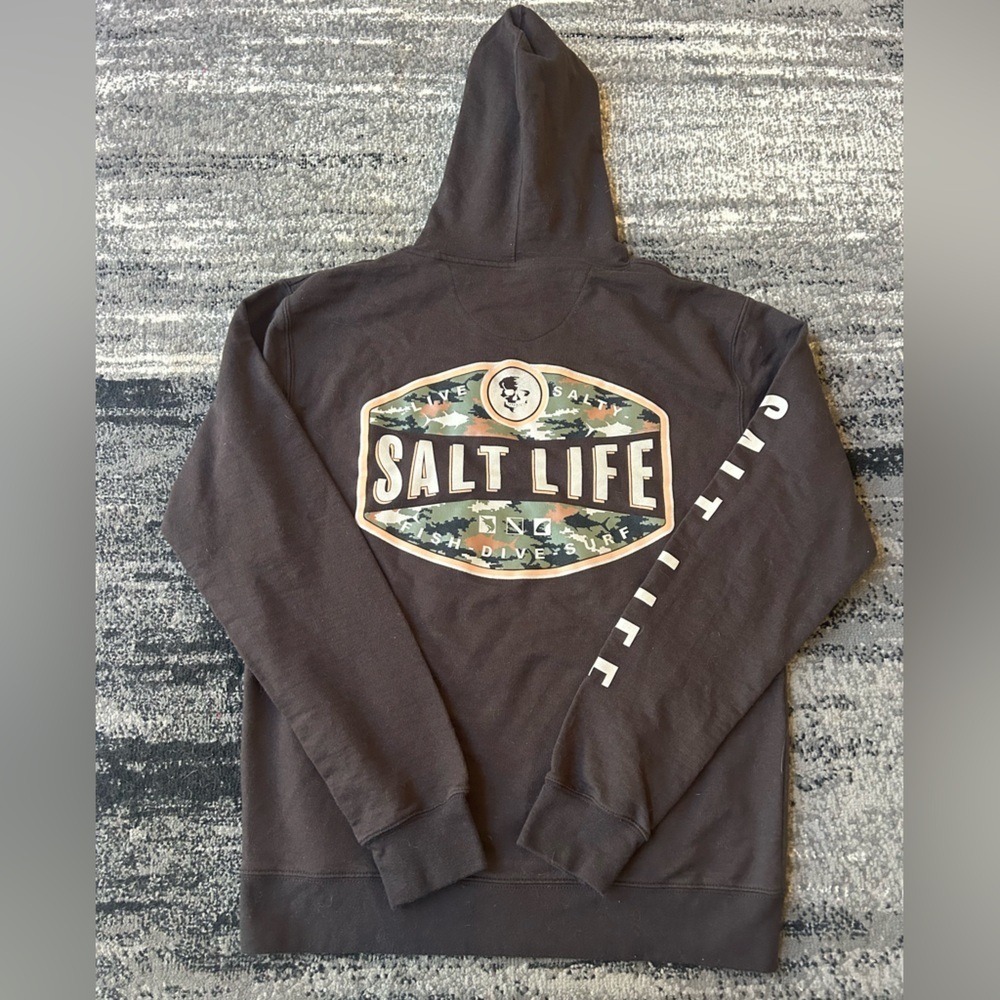 SALT LIFE Live Salty “Fish Dive Surf” Hoodie